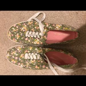 flower patterned shoes